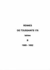 103 vues  - Paroisse Toussaints, tables de baptêmes. (ouvre la visionneuse)