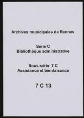 11 vues - Règlement de l\'oeuvre des asiles de Rennes. (ouvre la visionneuse)