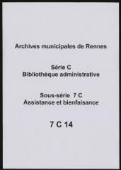19 vues - Compte-rendu de l\'administration de la crèche Saint-Aubin de Rennes. (ouvre la visionneuse)