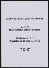 14 vues - Société de Saint-Vincent-de-Paul. Conférences de Rennes. Compte-rendu de l\'assemblée générale du 22 juillet 1852. (ouvre la visionneuse)