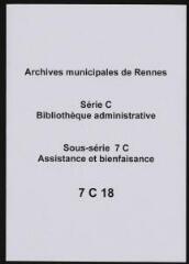 19 vues - Société de Saint-Vincent-de-Paul. Conférences de Rennes. Compte-rendu de l\'assemblée générale du 26 juillet 1853. (ouvre la visionneuse)