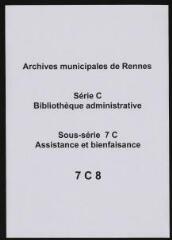 7 vues - Affaire de l\'hospice Saint-Méen. Délibérations du conseil municipal des 24 février et 8/03/1844. (ouvre la visionneuse)