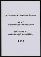 24 vues - Nouveaux documents pour servir à la défense de la Ville de Rennes dans la contestation qui existe entre elle et M. le ministre de l\'Intérieur au sujet de l\'asile de Saint-Méen. (ouvre la visionneuse)