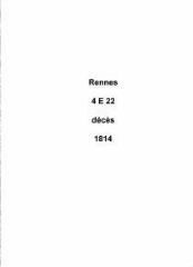 189 vues  dont 173 indexées - Registre des décès (1814) (ouvre la visionneuse)