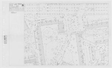 1 vue - Plan d\'alignement des rues entre la rue de Trégain, la rue de Louvain, l\'avenue de Rochester et le square de l\'Europe. (ouvre la visionneuse)