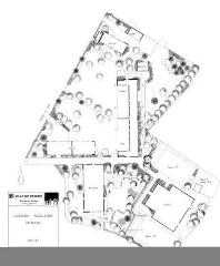 1 vue - Lié à 1724 W 38 - Plan en noir et blanc n° EV_0387 du groupe scolaire Verdun, projet. (ouvre la visionneuse)