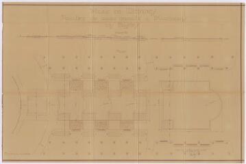 1 vue - Lié à M 294 - Plan en noir et blanc du parc de Maurepas, projet de bassins. (ouvre la visionneuse)