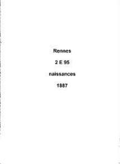 305 vues  dont 1 indexée - Registre des naissances (1887). (ouvre la visionneuse)