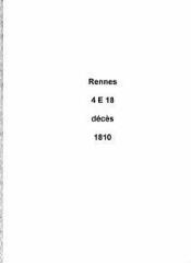 196 vues  dont 180 indexées - Registre des décès (1810) (ouvre la visionneuse)