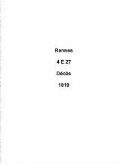 196 vues  dont 174 indexées - Registre des décès (1819) (ouvre la visionneuse)
