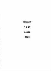 200 vues  dont 179 indexées - Registre des décès (1823) (ouvre la visionneuse)