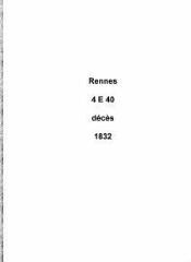 256 vues  dont 232 indexées - Registre des décès (1832) (ouvre la visionneuse)