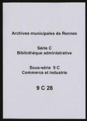 16 vues - Ville de Rennes. Tramways électriques. Réseau urbains. Convention et cahier des charges (décret du 27/03/1897). (ouvre la visionneuse)