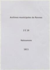 264 vues  - Registre des naissances (1811). (ouvre la visionneuse)