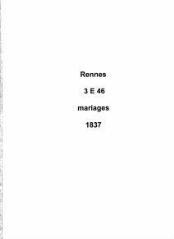 147 vues  - Registre des mariages (1837). (ouvre la visionneuse)