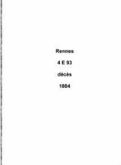 305 vues  dont 282 indexées - Registre des décès (1884) (ouvre la visionneuse)