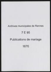 462 vues  - Registre des publications de mariage (1876) (table) (ouvre la visionneuse)