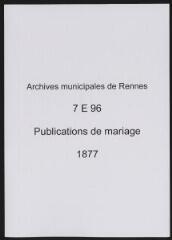 528 vues  - Registre des publications de mariage (1877) (table) (ouvre la visionneuse)
