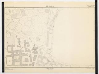 1 vue - Planche topographique en noir et blanc n°7 des rues situées autour de l\'Hôtel-Dieu. (ouvre la visionneuse)