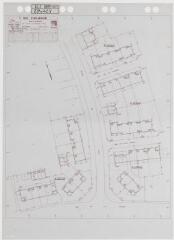 1 vue - Plan d\'alignement des rues entre la rue de la Poterie et l\'avenue de Cork. (ouvre la visionneuse)