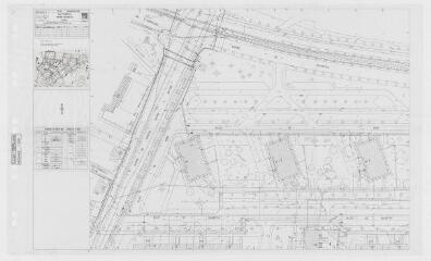 1 vue - Plan d\'alignement des rues entre l\'allée de Maurepas, l\'avenue du Général-George-Patton et l\'avenue de Rochester. (ouvre la visionneuse)