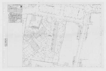 1 vue - Plan d\'alignement des rues au niveau du square Saint-Exupéry. (ouvre la visionneuse)