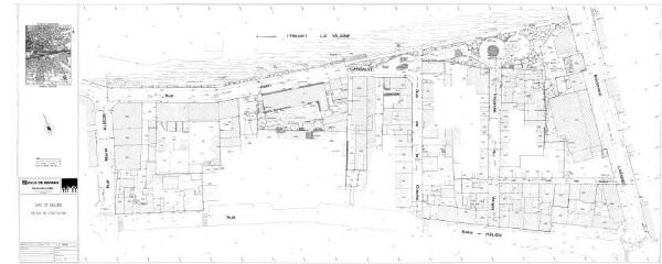 1 vue - Lié à 1724 W 73 - Plan en noir et blanc n° EV_0594 de la ZA Saint-Hélier, relevé des végétations. (ouvre la visionneuse)