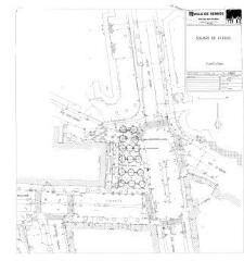 1 vue - Lié à 1724 W 102 - Plan en noir et blanc n° EV_0889 du square de Kergus, plantations. (ouvre la visionneuse)