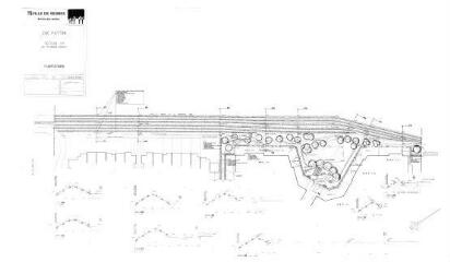 1 vue - Lié à 1724 W 163 - Plan en noir et blanc n° EV_1445 de la ZAC Patton, secteur I19, Le Poirier-Nivet, plantations. (ouvre la visionneuse)