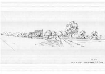 1 vue - Lié à 1875 W 39 -Esquisse en noir et blanc n° EV_0736 de la ZAC de la Poterie, parc du Landry [vue n° 1 A _5]. (ouvre la visionneuse)