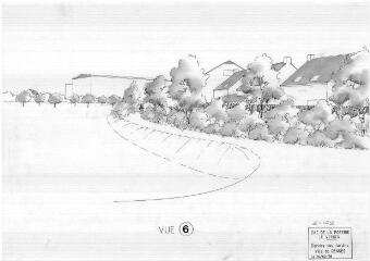 1 vue - Lié à 1875 W 39 - Esquisse en noir et blanc n° EV_0736 de la ZAC de la Poterie, le Verger, vue n°6. (ouvre la visionneuse)