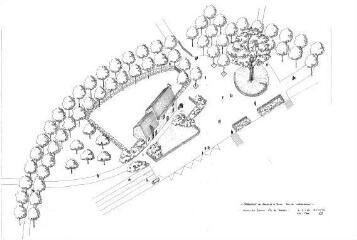 1 vue - Lié à 1875 W 39 - Esquisse en noir et blanc n° EV_0736 de la ZAC de la Poterie, aménagement des abords de la ferme du Landry. (ouvre la visionneuse)
