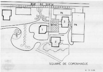 1 vue - Lié à 1875 W 55 - Plan en noir et blanc n° EV_1155 du square de Copenhague. (ouvre la visionneuse)