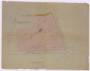 1 vue - Lié à M 63 - Plan en couleurs du parc de Maurepas, localisation des terrains à occuper pour le futur parc. (ouvre la visionneuse)