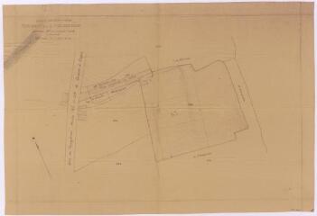 1 vue - Lié à M 63 - Rennes, plan en noir et blanc du parc de Maurepas, demande de terrain à Maurepas par le cercle Paul-Bert. (ouvre la visionneuse)