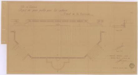 1 vue - Lié à M 294 - Plan en noir et blanc du parc de Maurepas, projet de terrasse. (ouvre la visionneuse)