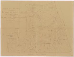 1 vue - Lié à M 294 - Plan en noir et blanc du parc de Maurepas, projet de nivellement. (ouvre la visionneuse)