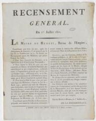 1 vue - Recensement général du 1er juillet 1811 (ouvre la visionneuse)