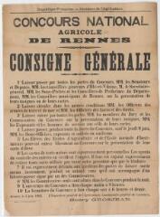 1 vue - 3F31 - Concours national agricole de Rennes, consigne générale (ouvre la visionneuse)